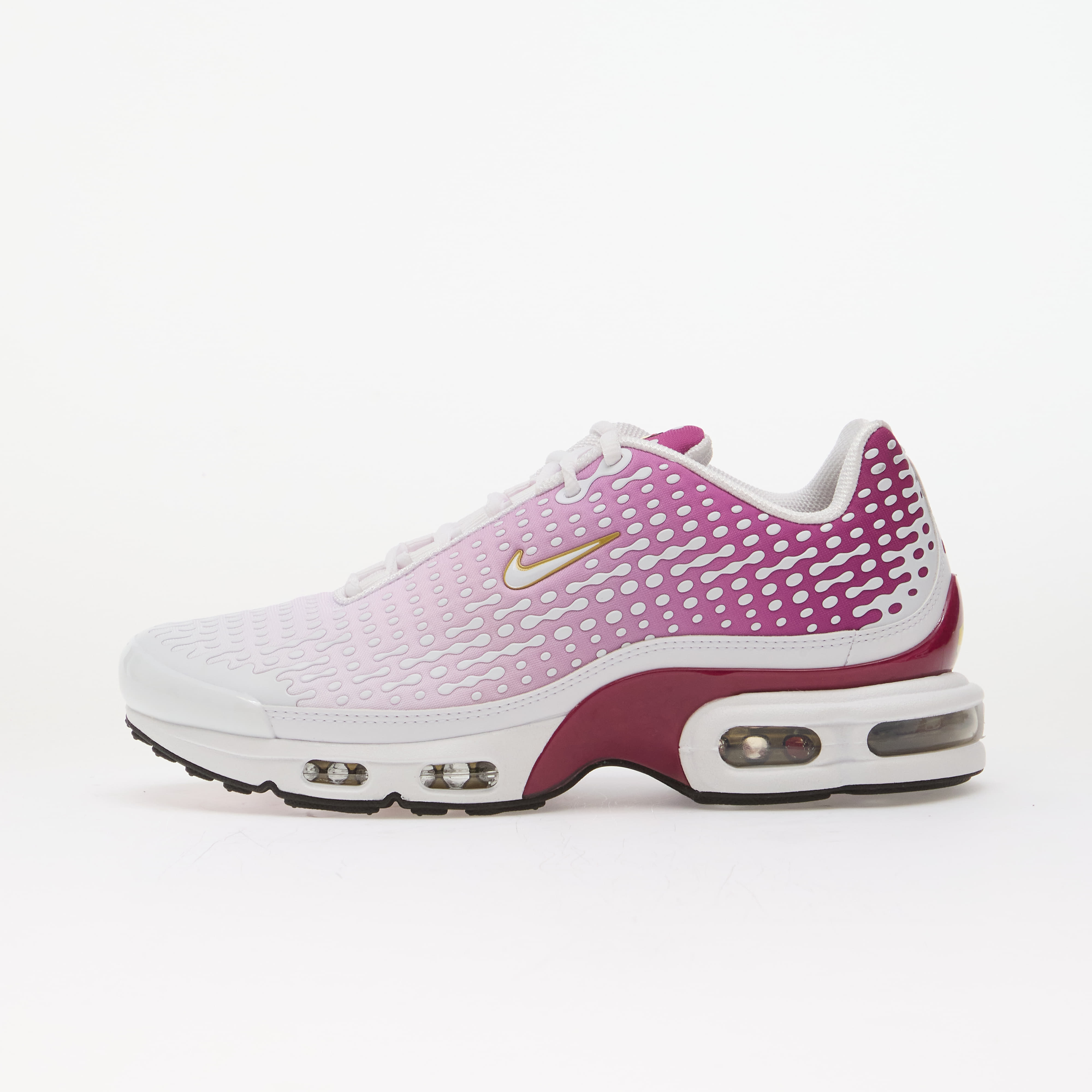 Nike Air Max Plus VII Raspberry Red/ White-Metallic Gold-Black