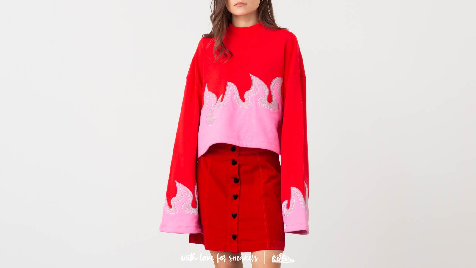 Lazy oaf on fire sweatshirt store