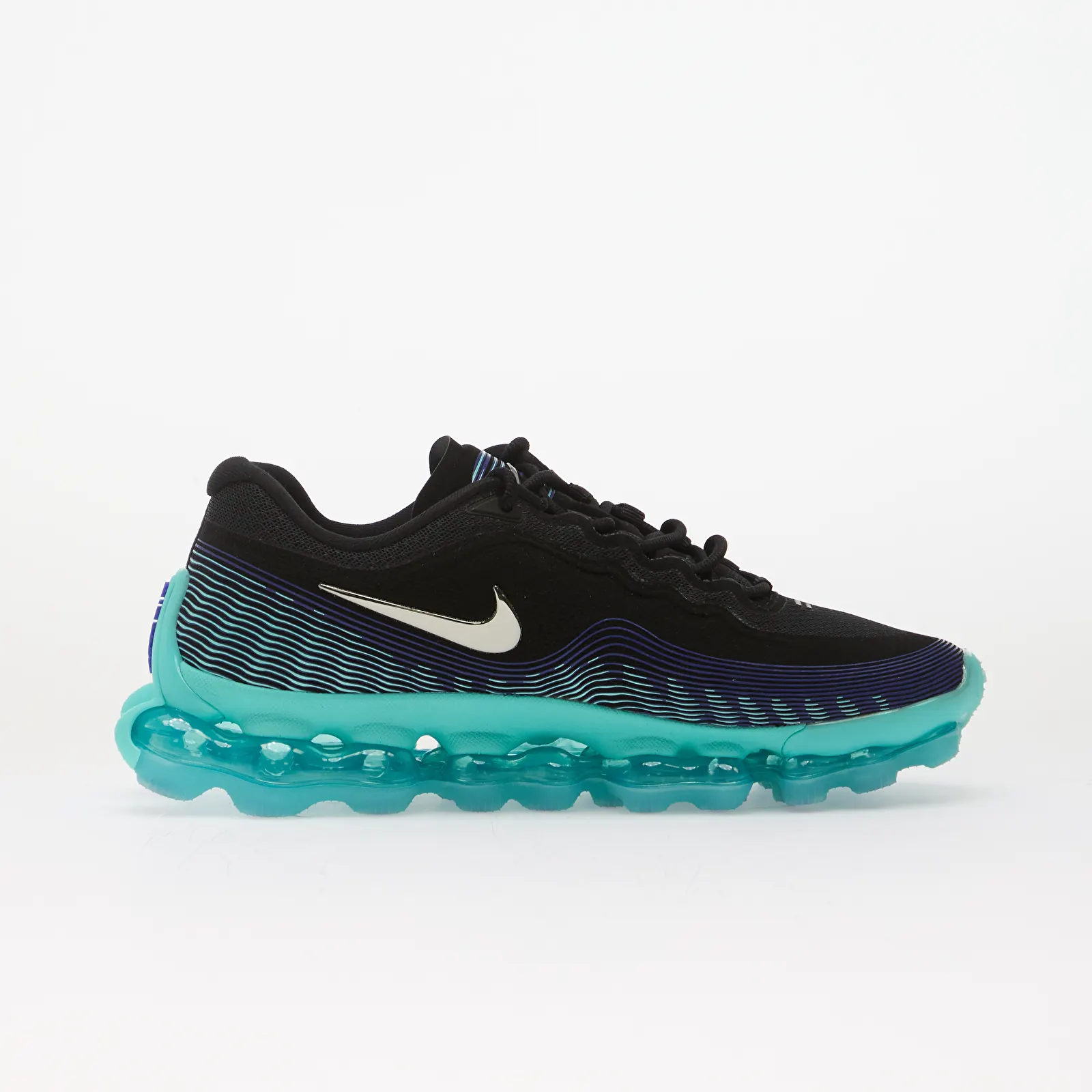 Zapatillas Hombre Nike Air Liquid Max Black/ Chrome-Radiant Blue-Aurora Green