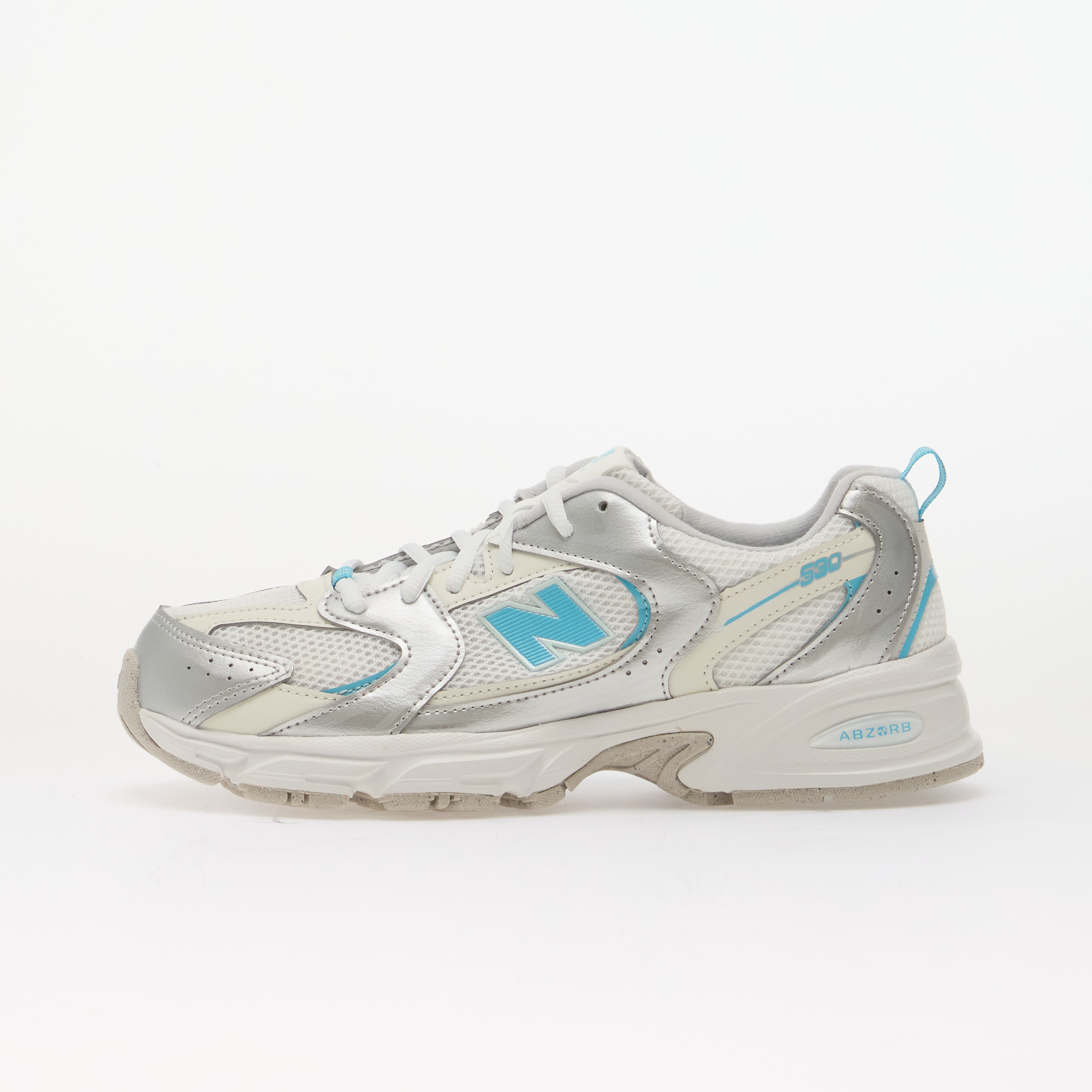 Sneakers New Balance Kids 530 White/ Silver/ Blue UK 6