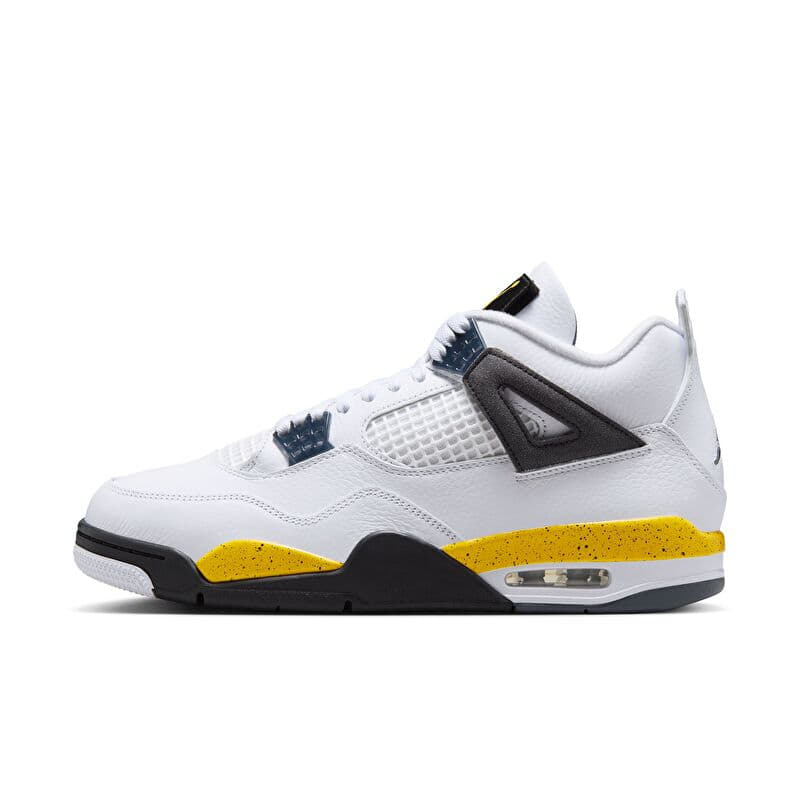 Air Jordan 4 Retro "Tour Yellow" White/ Tour Yellow/ Dark Blue Grey