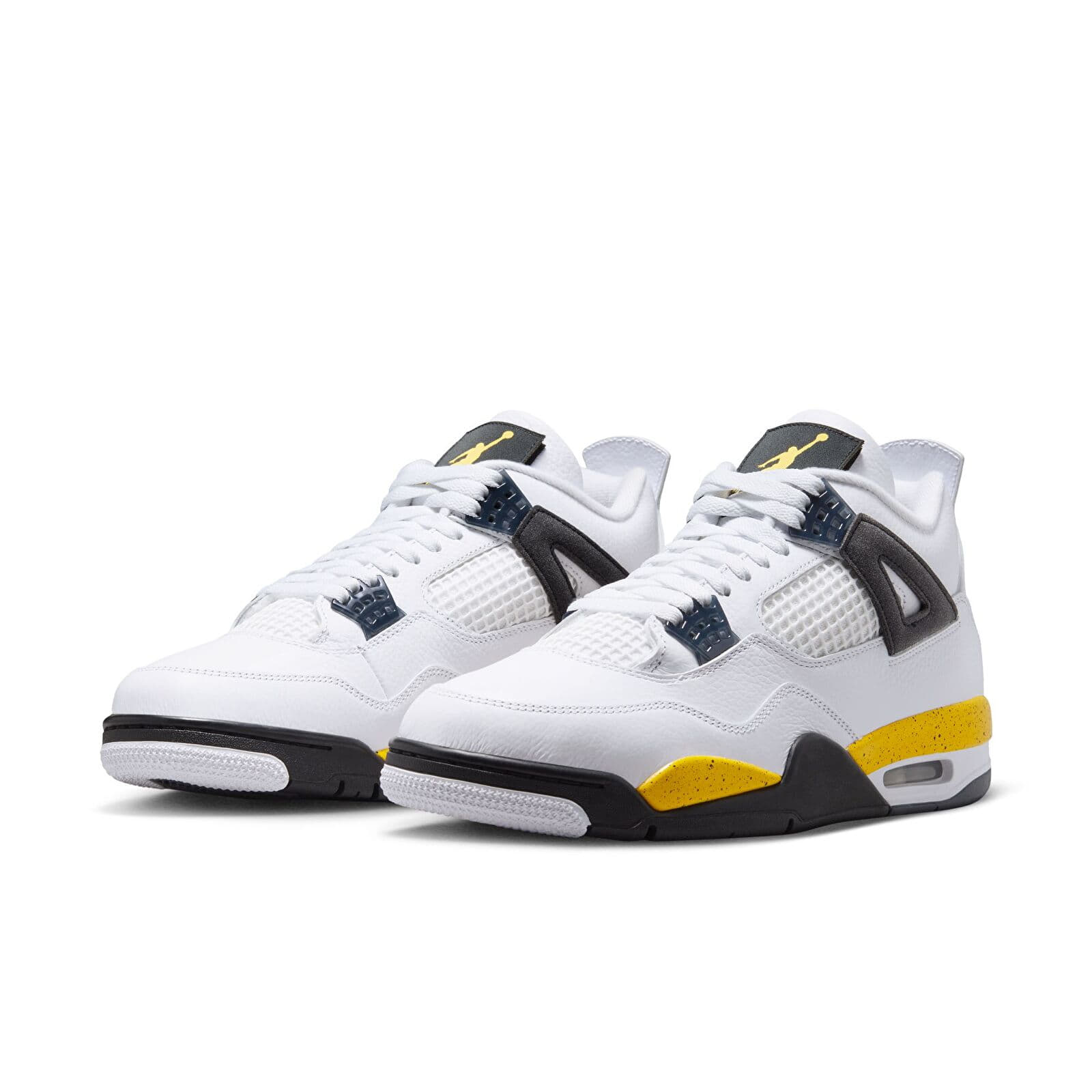 Herresko Air Jordan 4 Retro "Tour Yellow" White/ Tour Yellow/ Dark Blue Grey