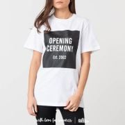 トップス opening ceremony Opening Ceremony logo-print T-shirt | Pink | FARFETCH