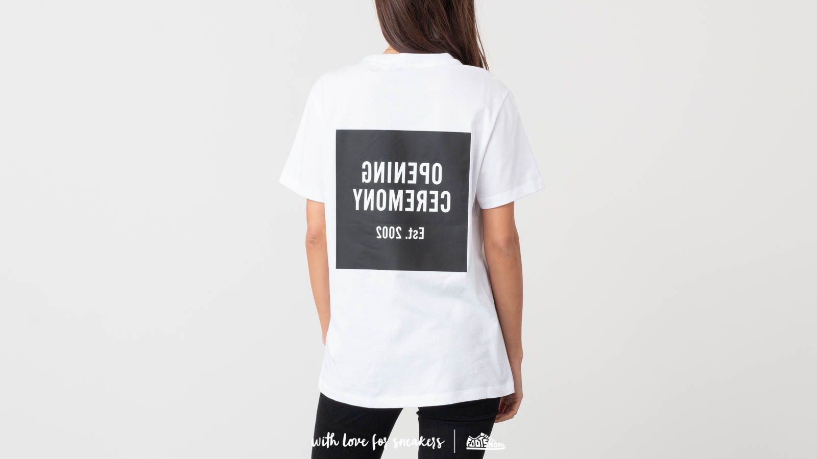 T-Shirts and shirts Opening Ceremony OC Box Logo Tee White