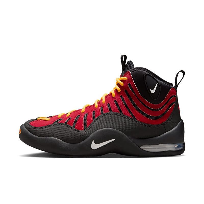 Nike Air Bakin High SP Varsity Red/ White-Varsity Maize-Black