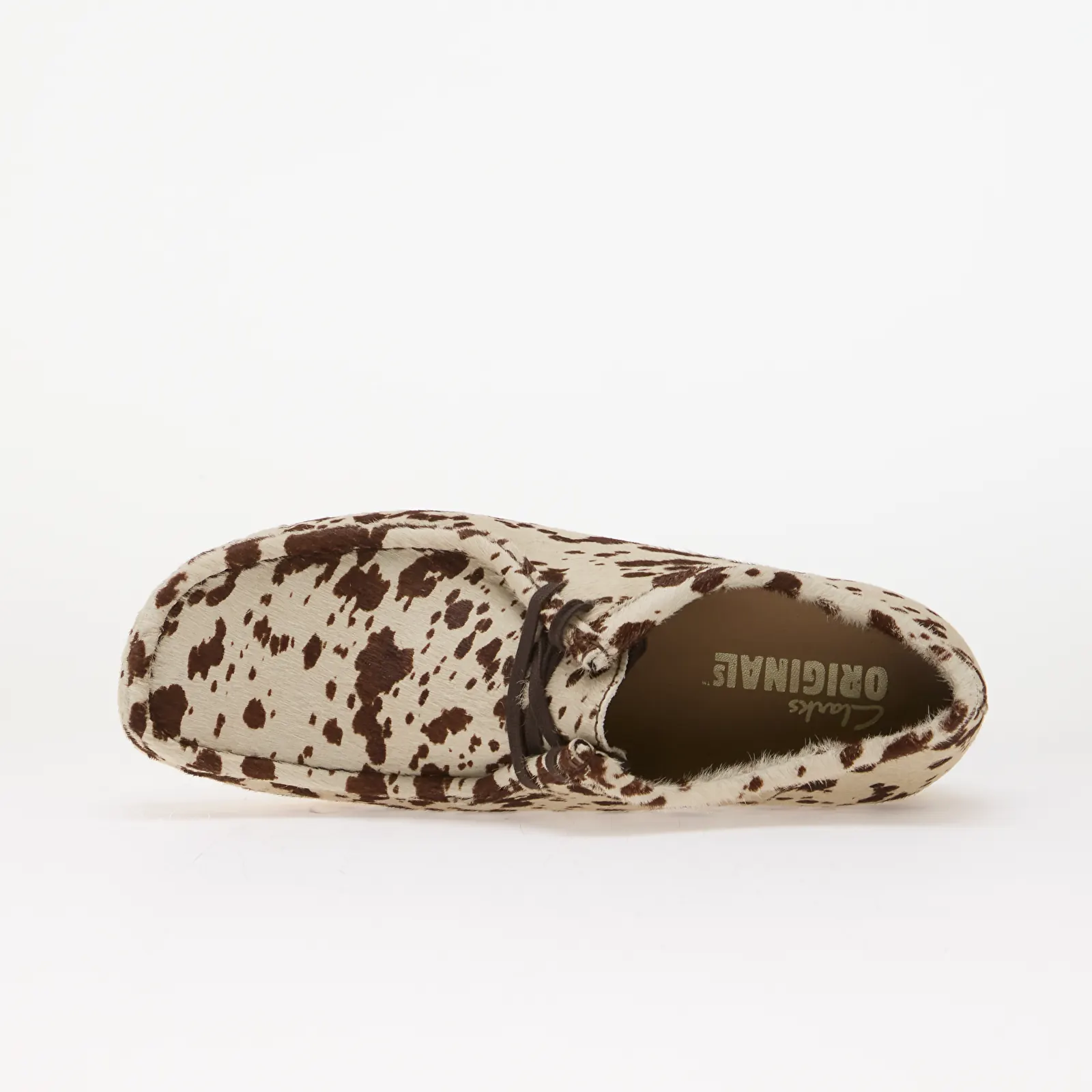 Chaussures et baskets homme Clarks Originals Wallabee Brown Cow Print