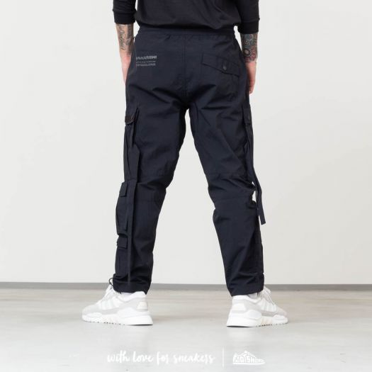 MAHARISHI ブラック ワークパンツ M-REG Pants maharishi Multi Cargo Trackpants Black (7003 black) | Footshop