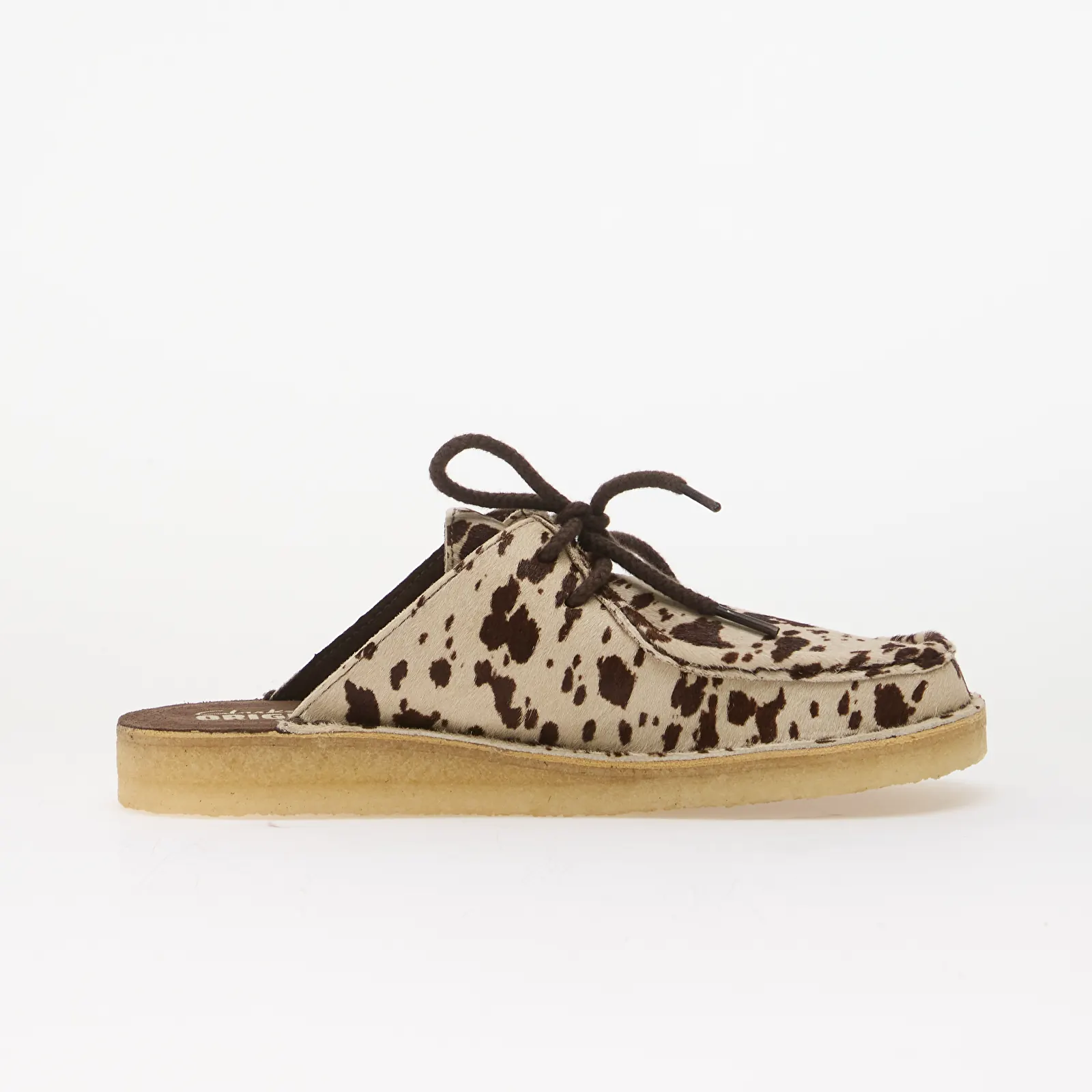 Dámské tenisky a boty Clarks Originals DSRTNomad Mule Brown Cow Print