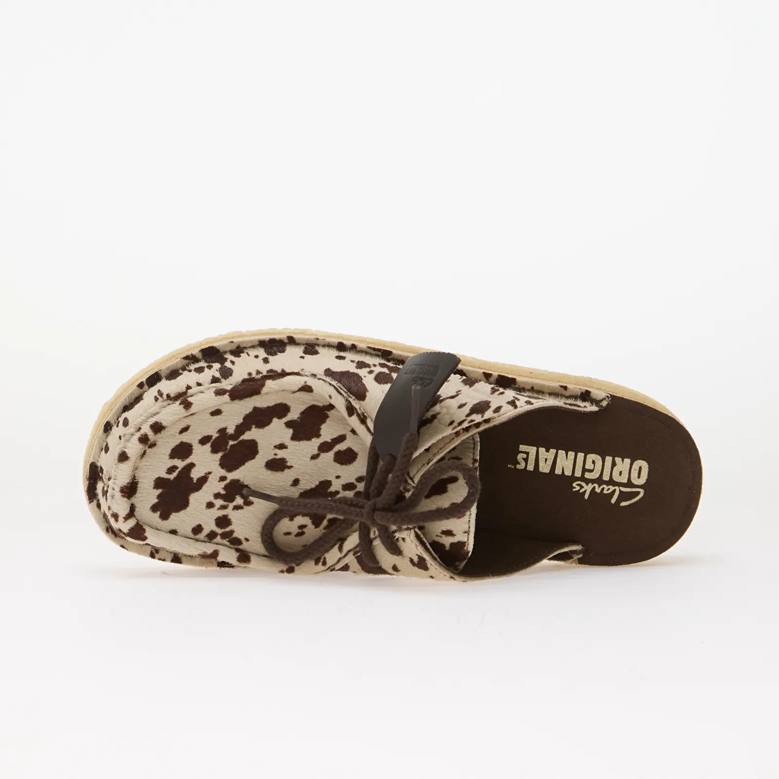 Dámské tenisky a boty Clarks Originals DSRTNomad Mule Brown Cow Print