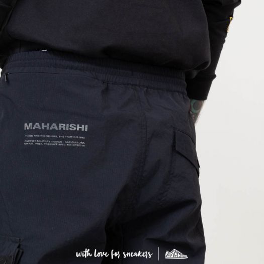 Pants maharishi Multi Cargo Trackpants Black (7003 black) | Footshop