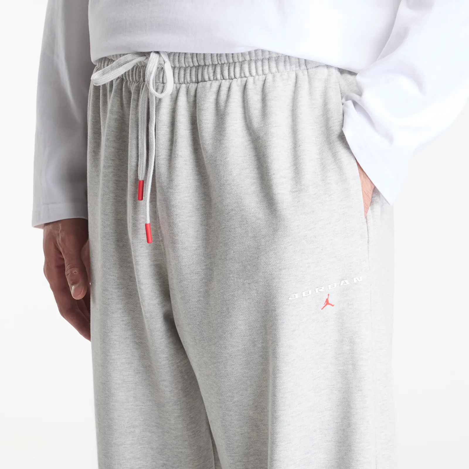 Hosen für Männer Jordan Flight Fleece Men's Pants Grey Heather