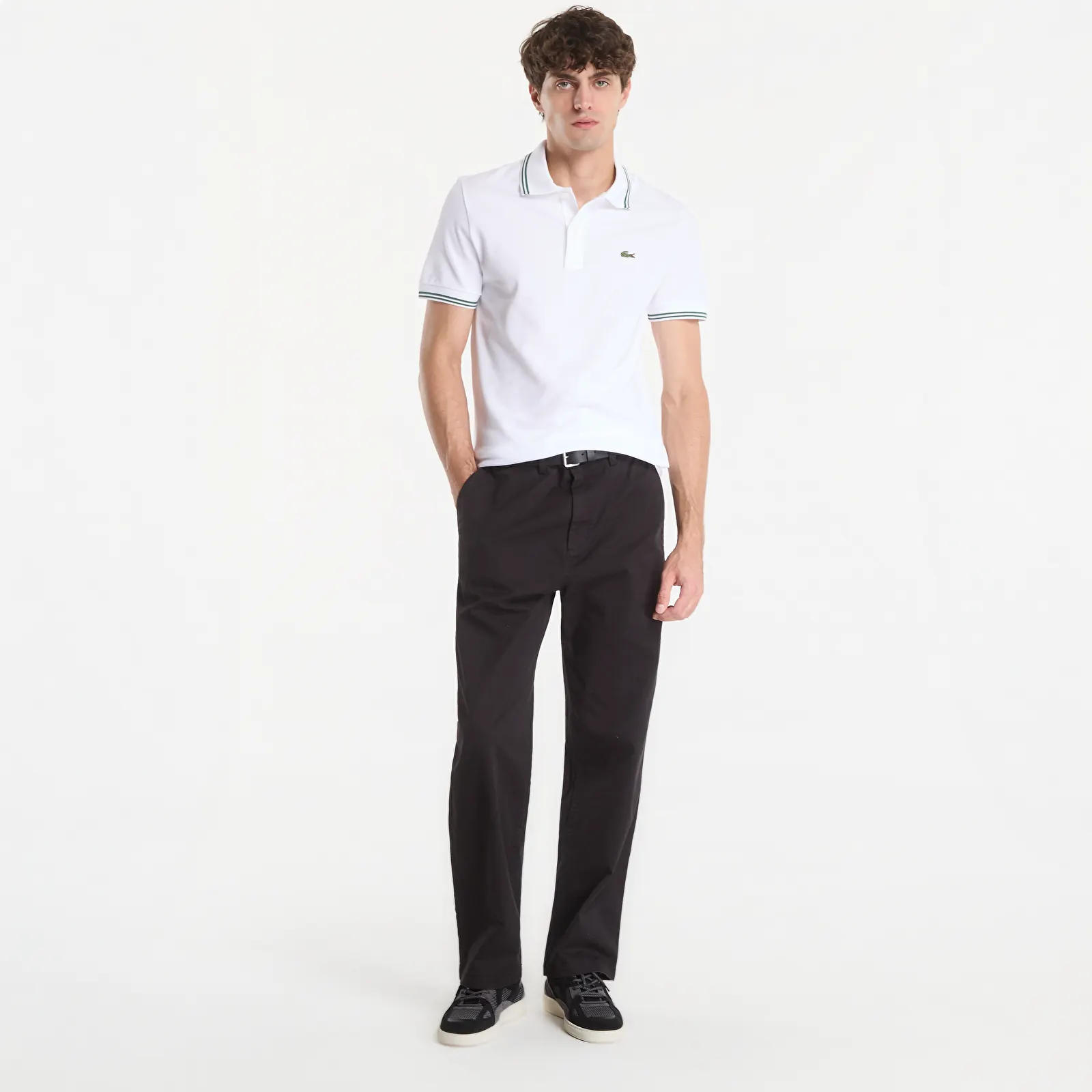 Männer T-Shirts Lacoste Polo White