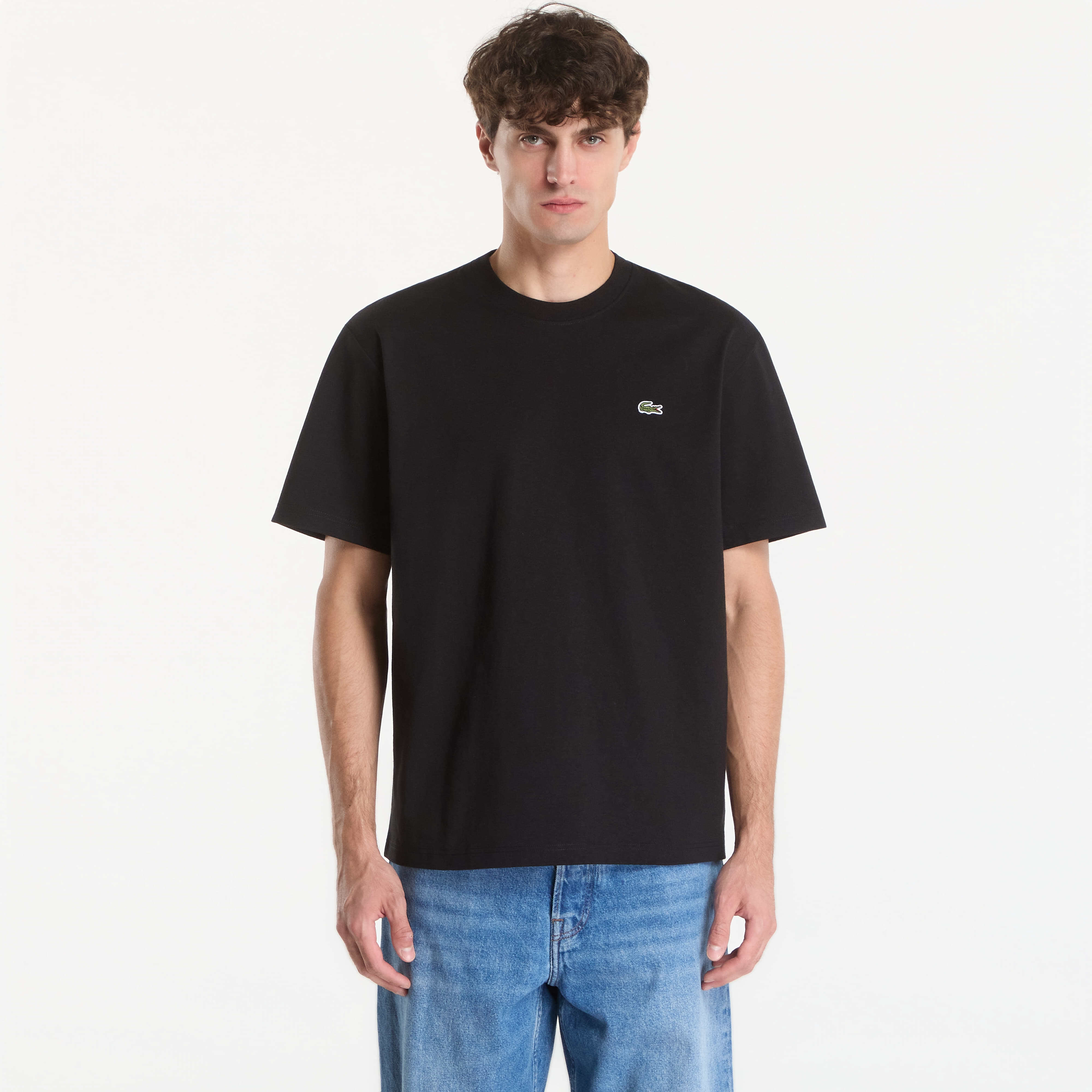 T-shirt Lacoste Crewneck T-Shirt Black M