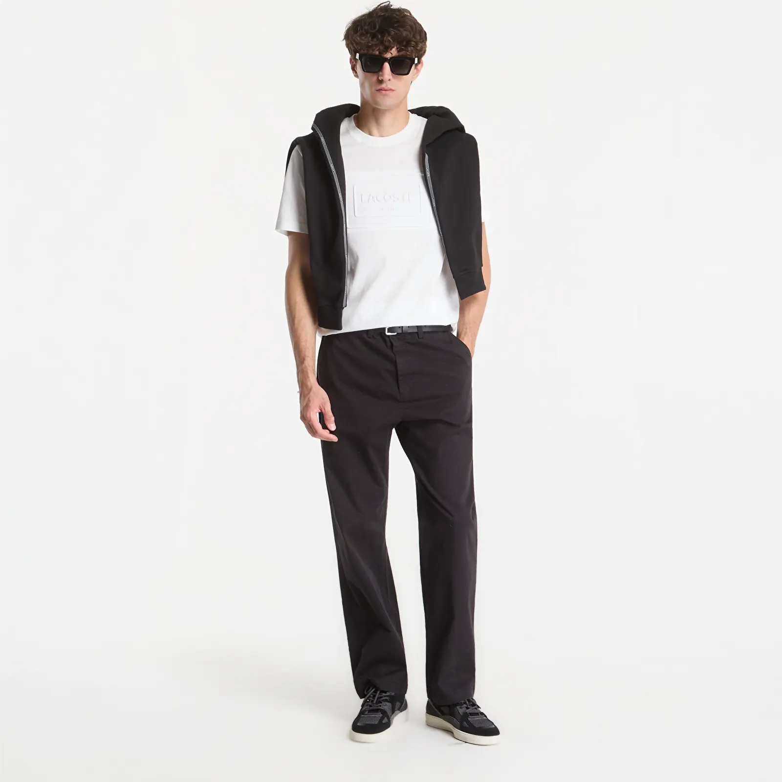 Men's T-shirts Lacoste Crewneck T-Shirt Flour