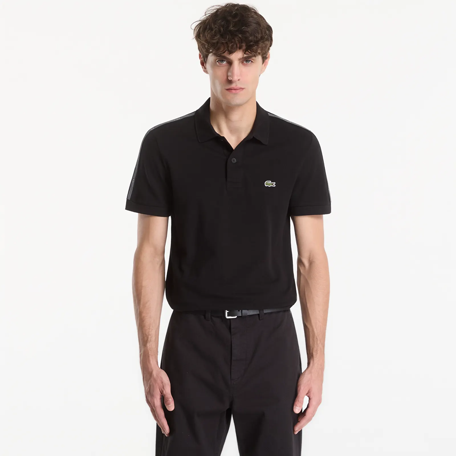 T-shirts för män Lacoste Polo Black