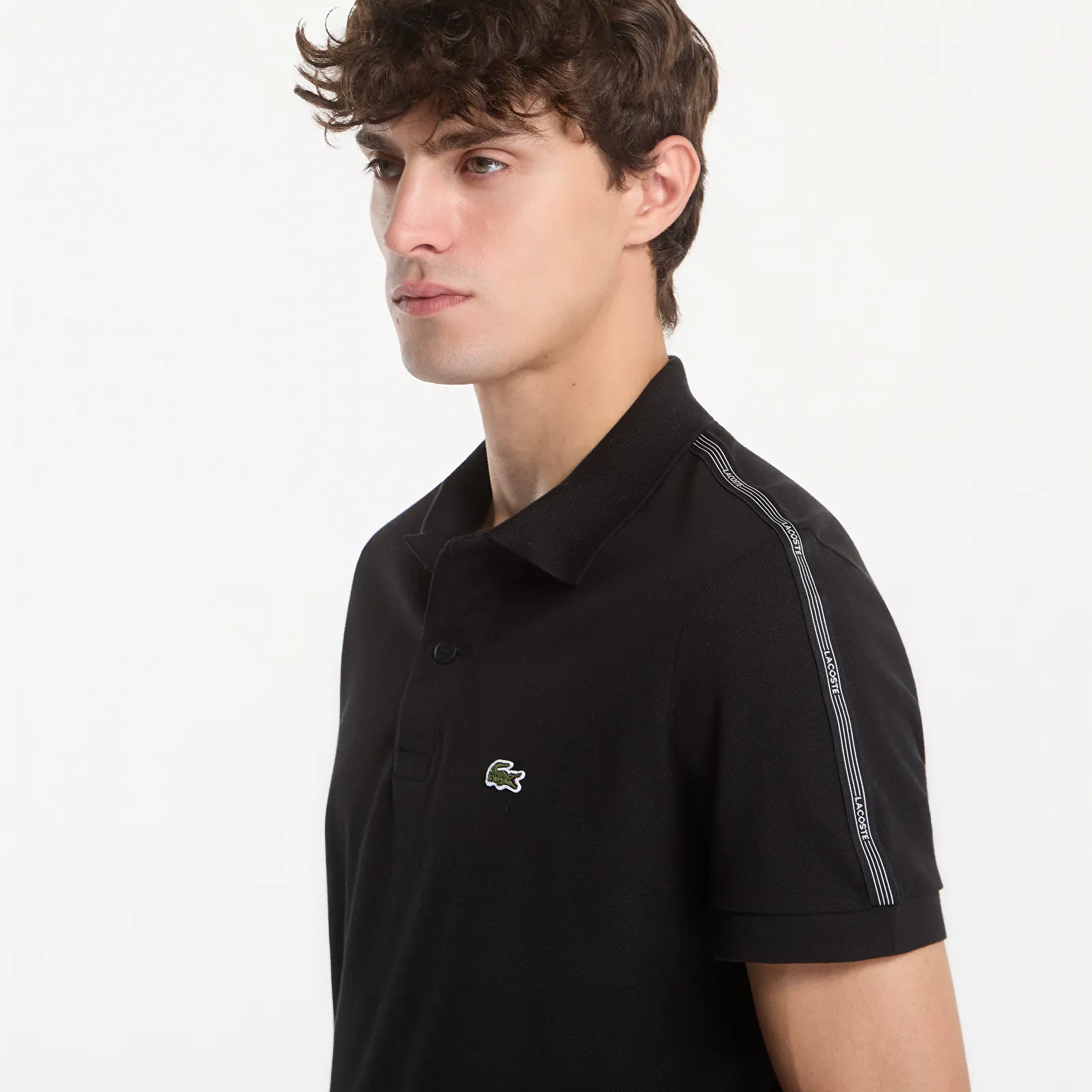T-shirts för män Lacoste Polo Black