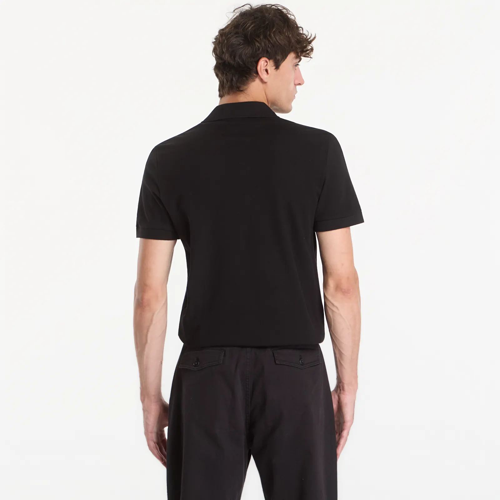 T-shirts för män Lacoste Polo Black