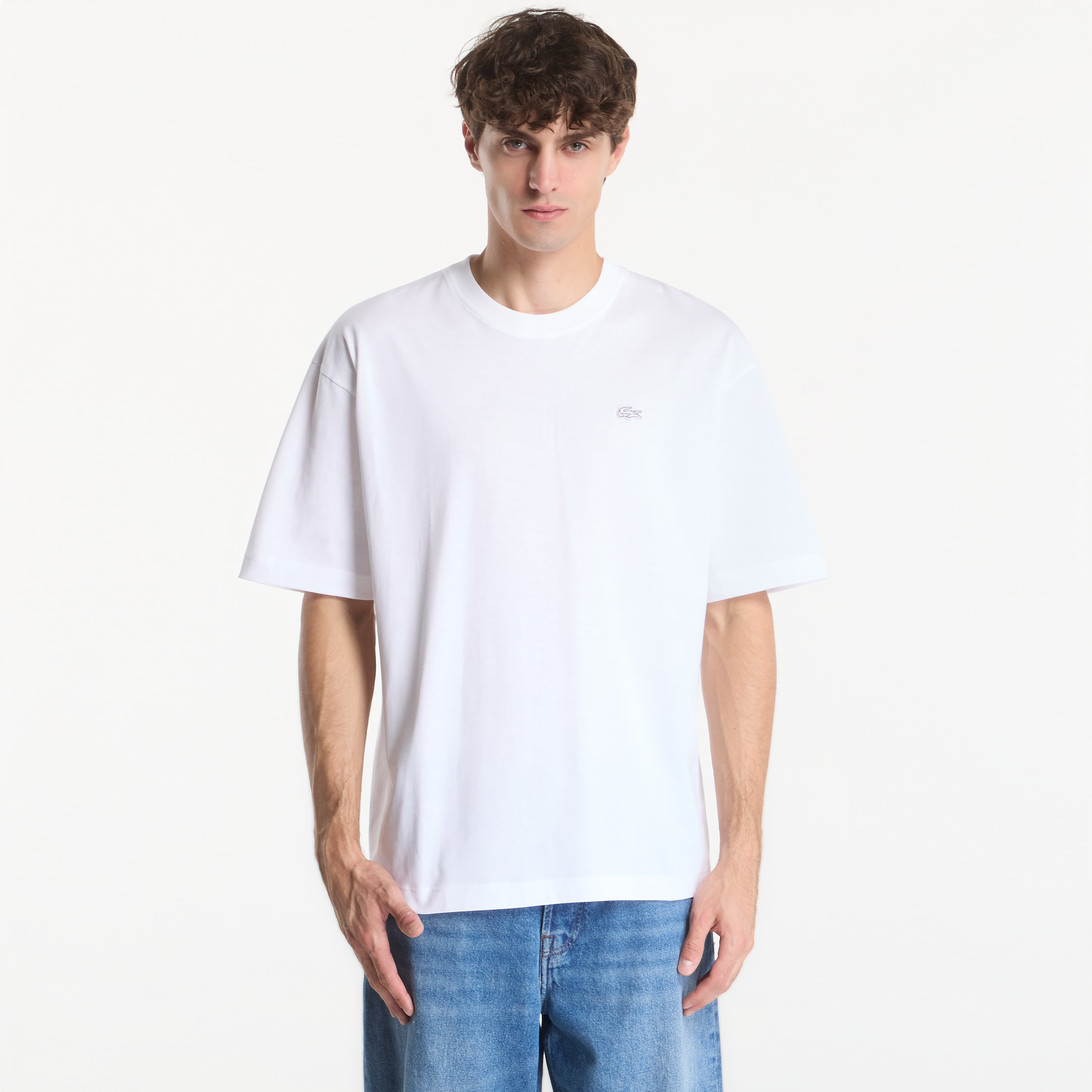 T-shirt Lacoste Crewneck T-Shirt White L