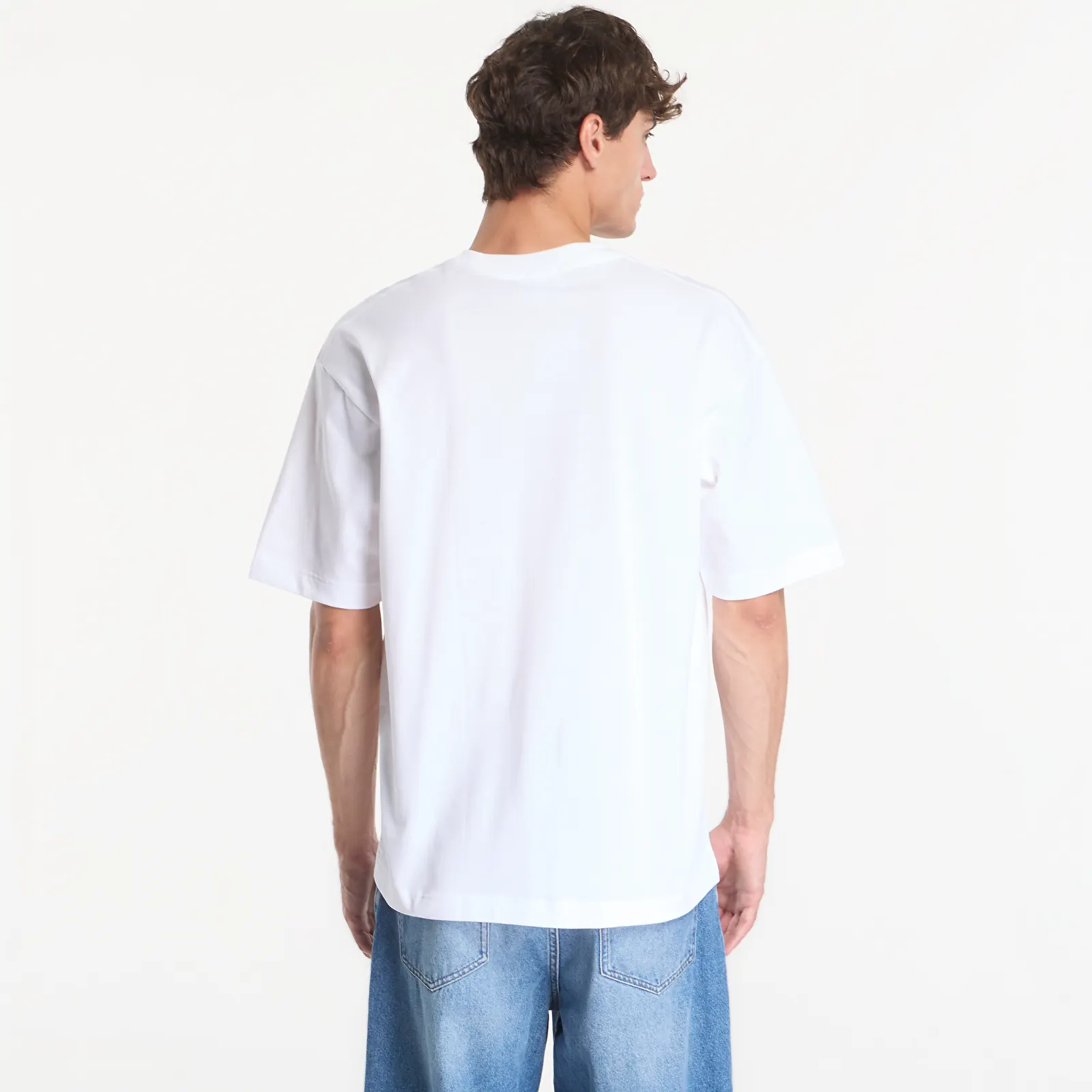 T-shirts för män Lacoste Crewneck T-Shirt White