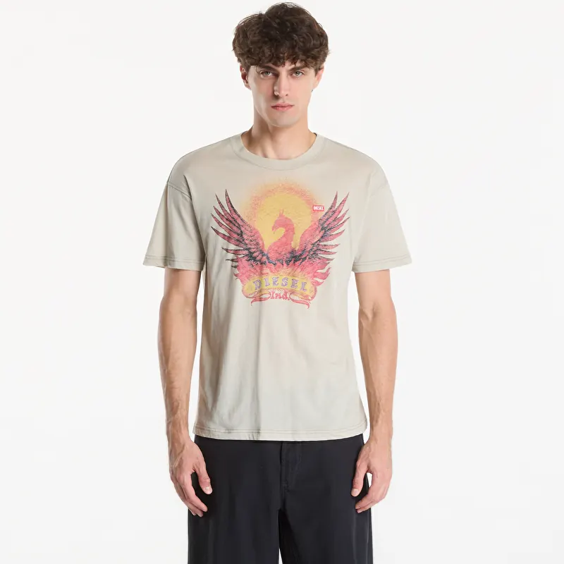 Футболка Diesel T-Norm-Aa1 T-Shirt Aluminum
