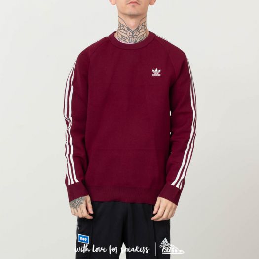 Adidas maroon crewneck clearance