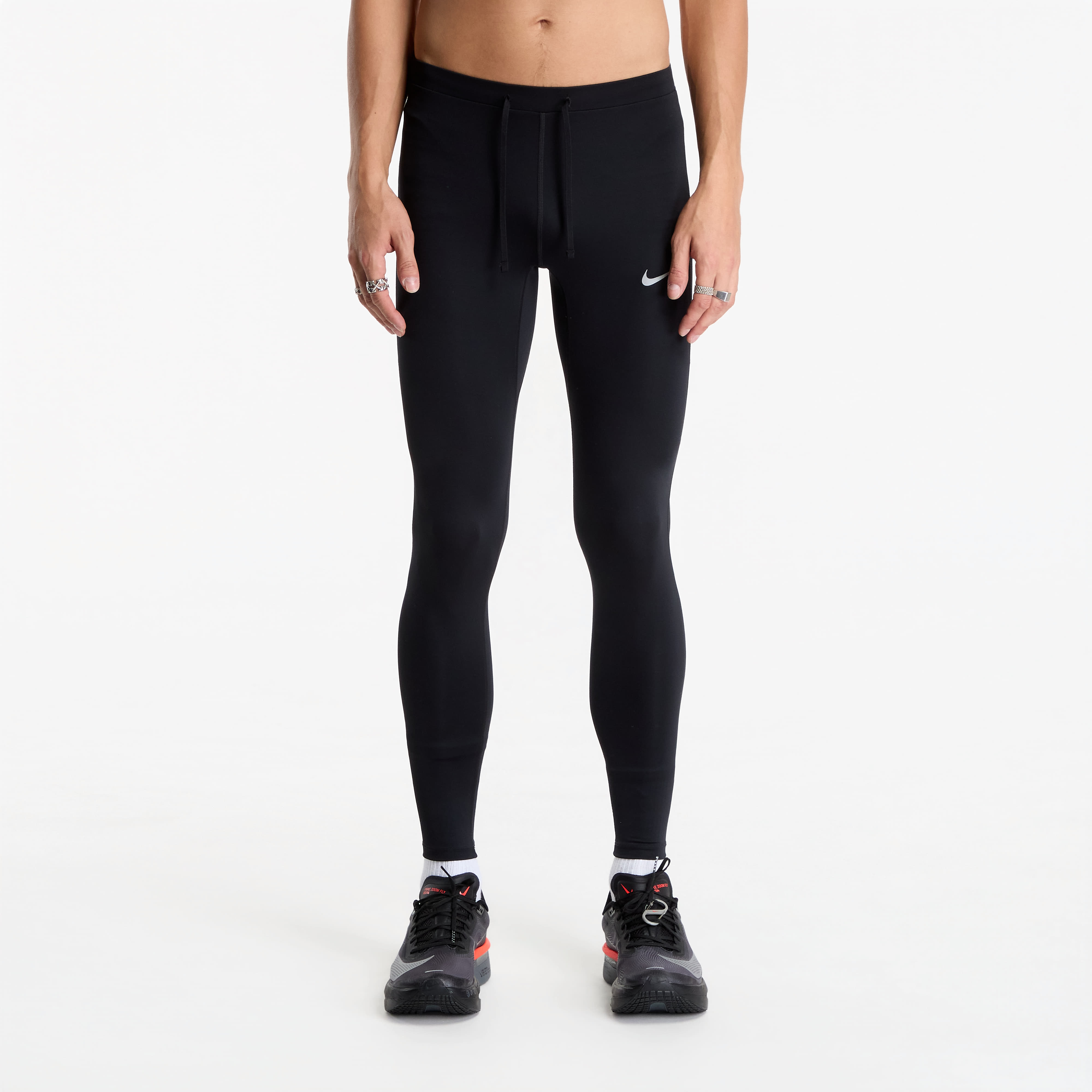 Pants Nike Miler Men's Dri-FIT Running Tights Black/ Black/ Reflective Silv M