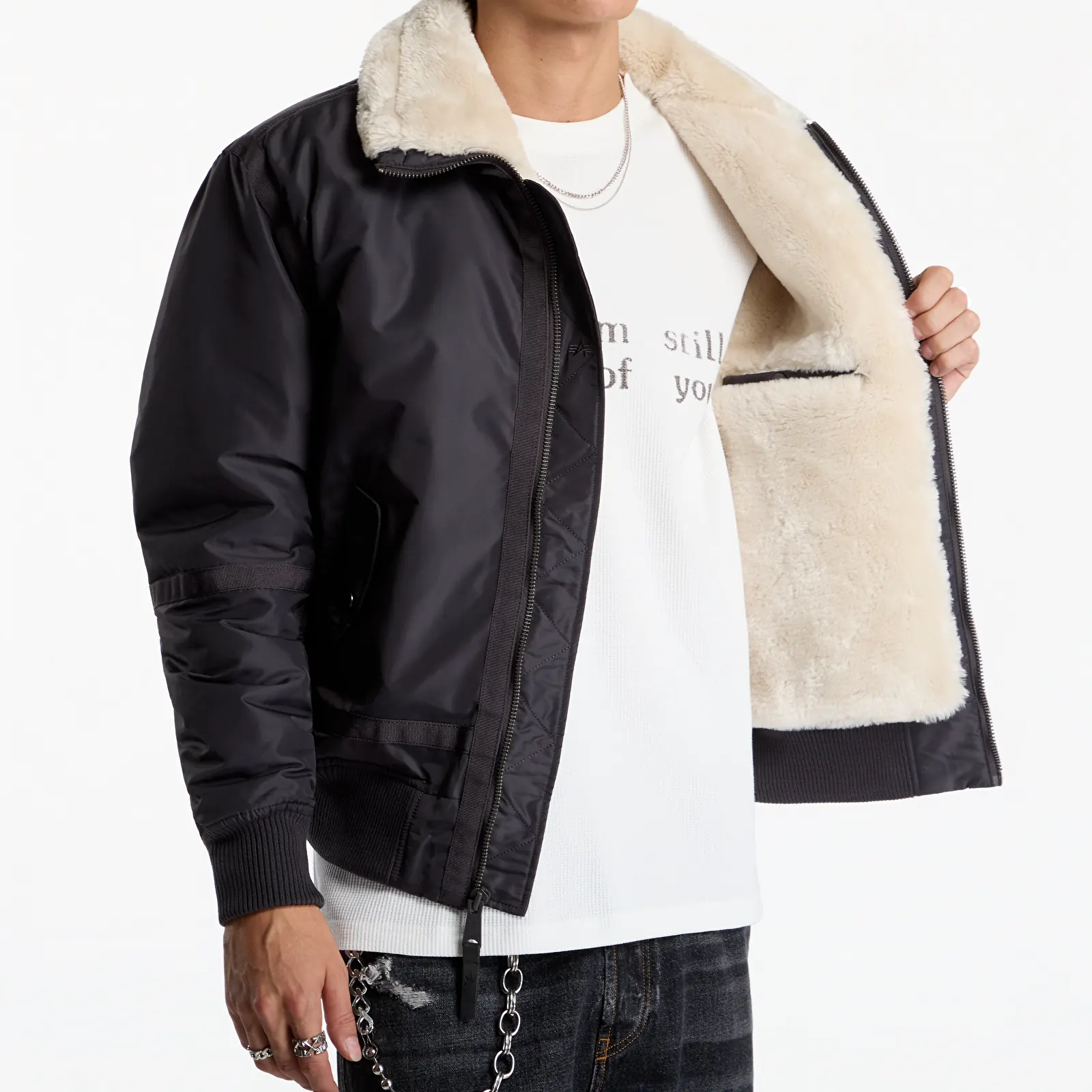 Куртки Alpha Industries B-15 III TT Two Tone Vintage Grey