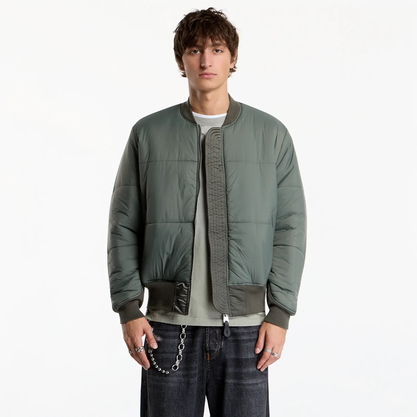 Geci Alpha Industries MA-1 Base Flight Jacket UV Vintage Green