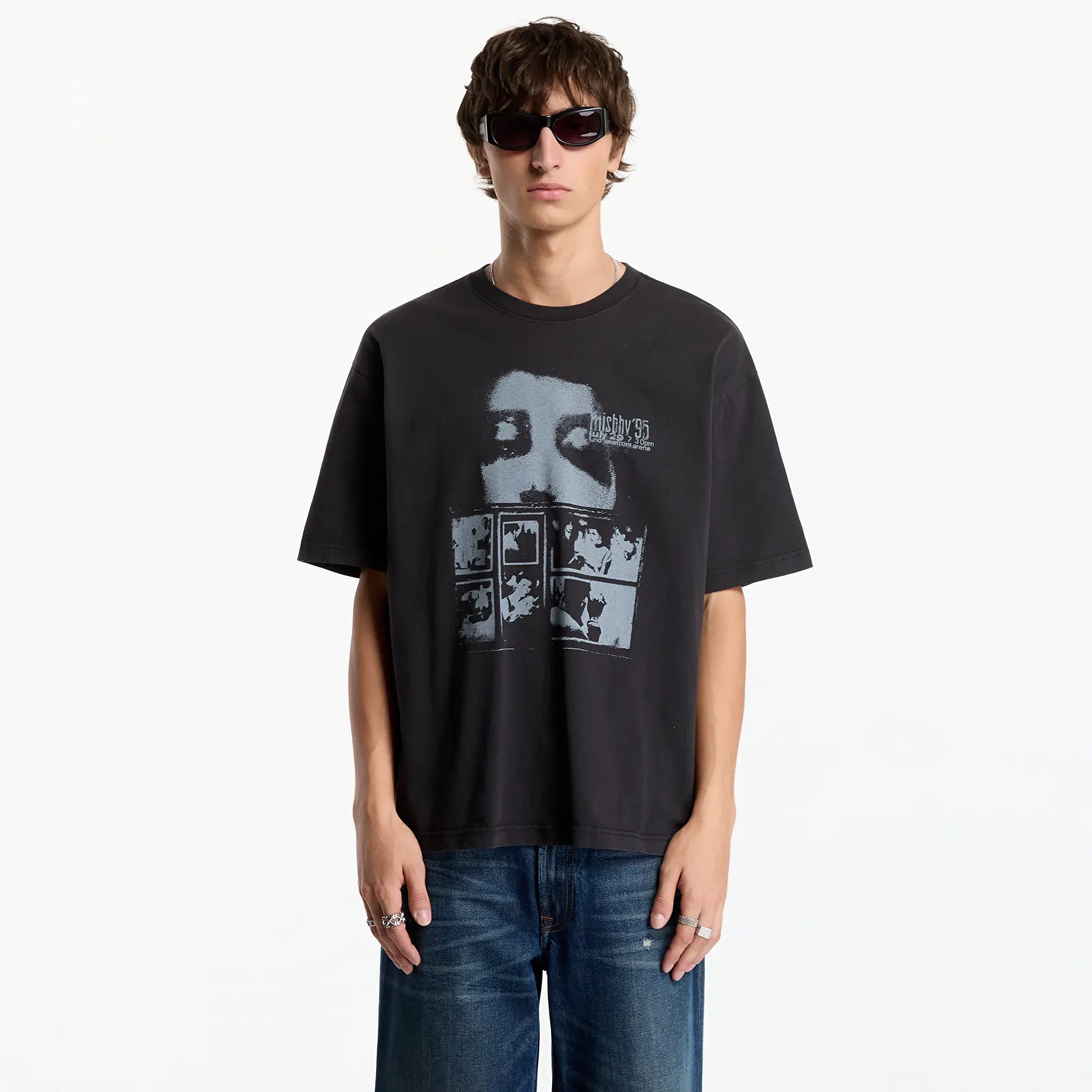 Футболки MISBHV 7:30 Pm Lakefront Gentle Wash Black T-Shirt UNISEX Washed Black