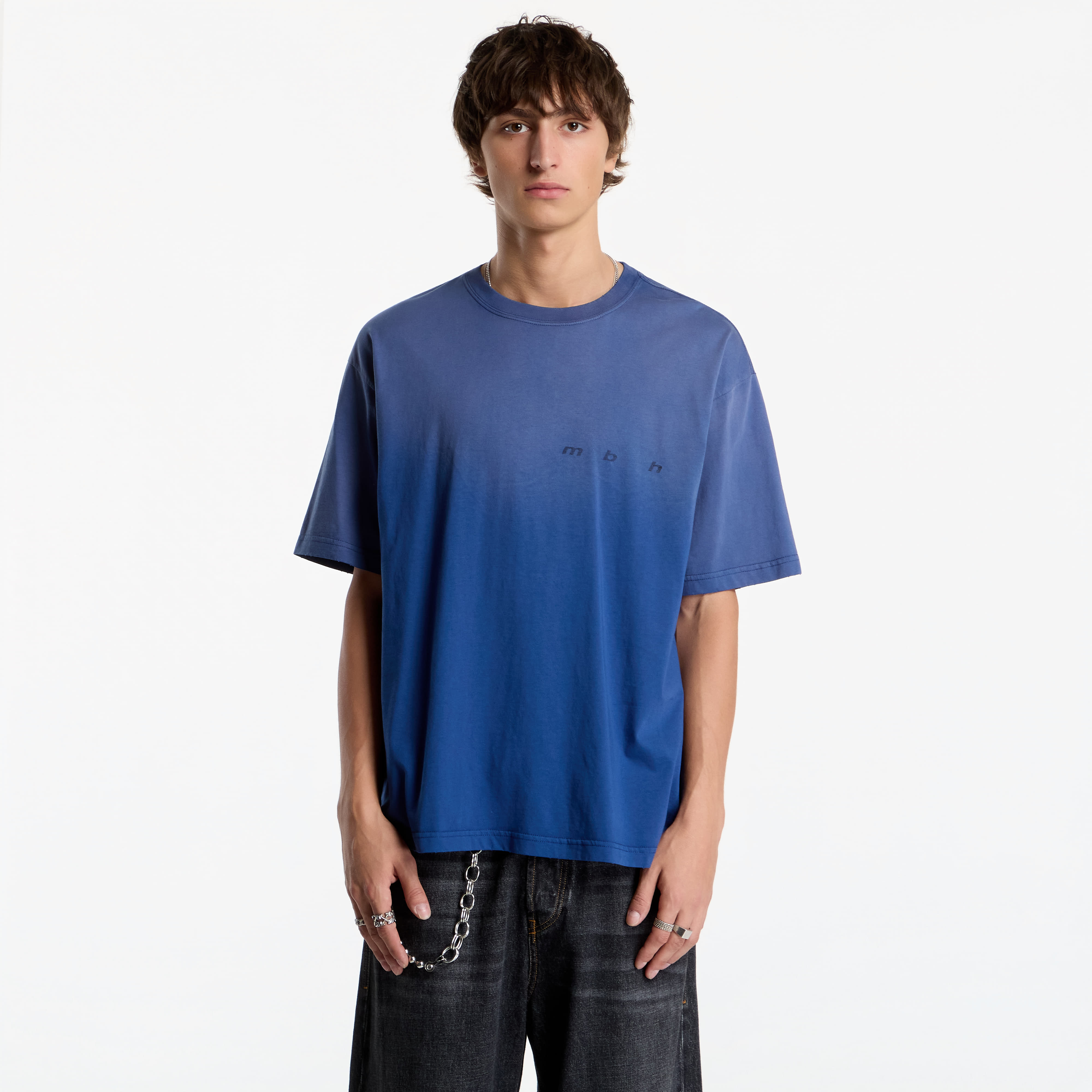 T-shirt MISBHV M B H T-Shirt UNISEX Cold Blue XL