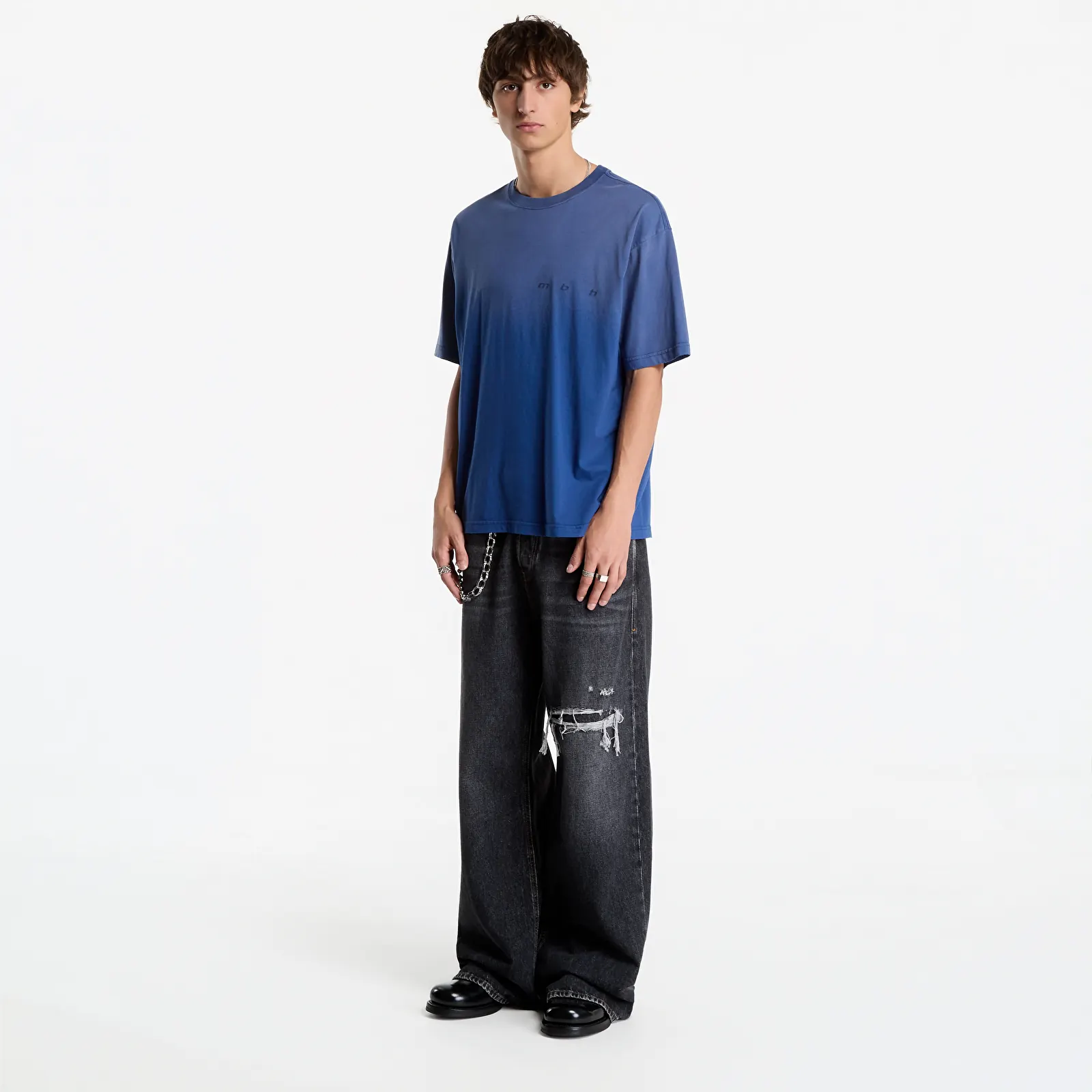 T-skjorter for menn MISBHV M B H T-Shirt UNISEX Cold Blue