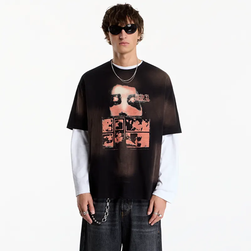 Футболка MISBHV 7:30 Pm Lakefront Spot Wash Black T-Shirt UNISEX Washed Black