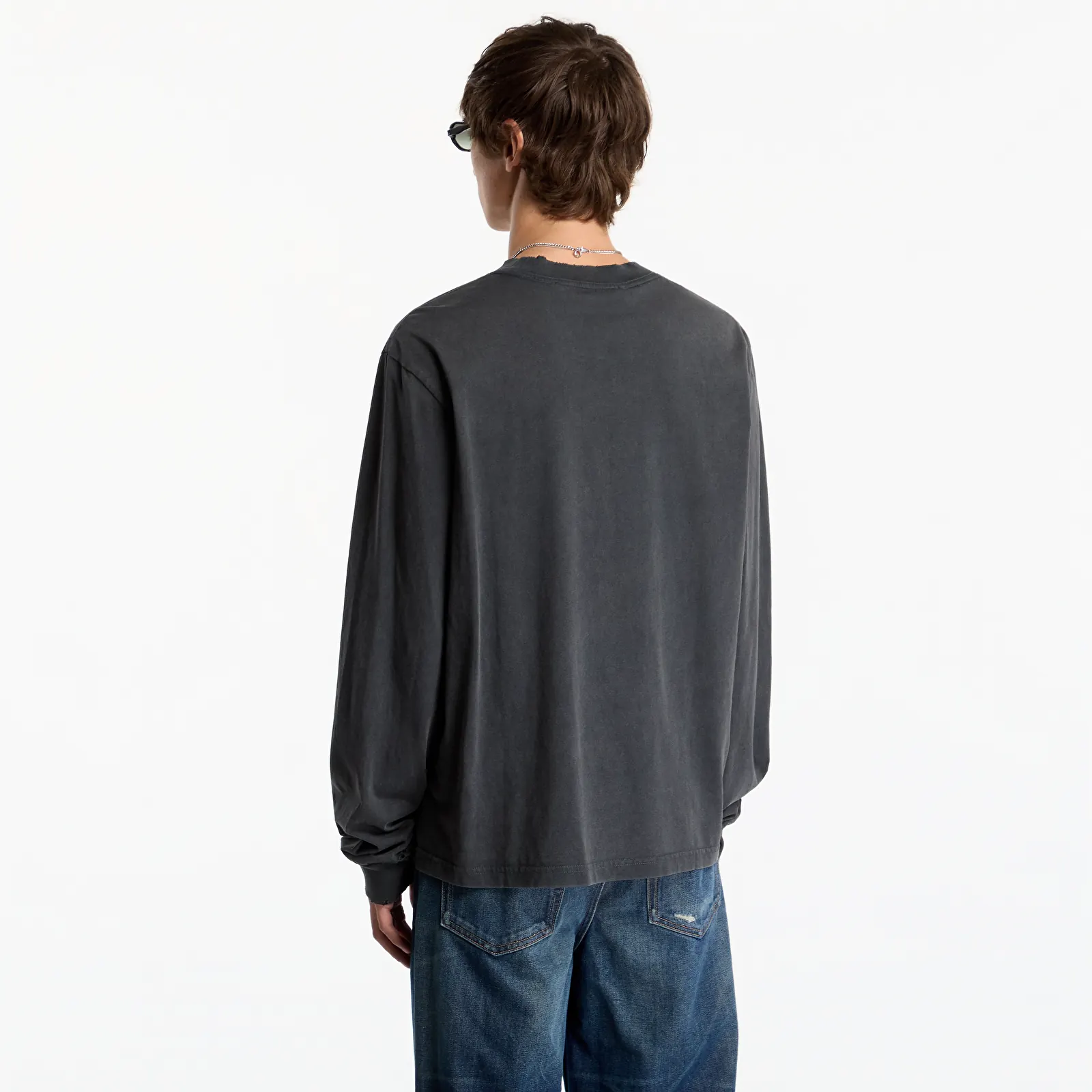 T-shirts MISBHV M B H Longsleeve UNISEX Washed Black
