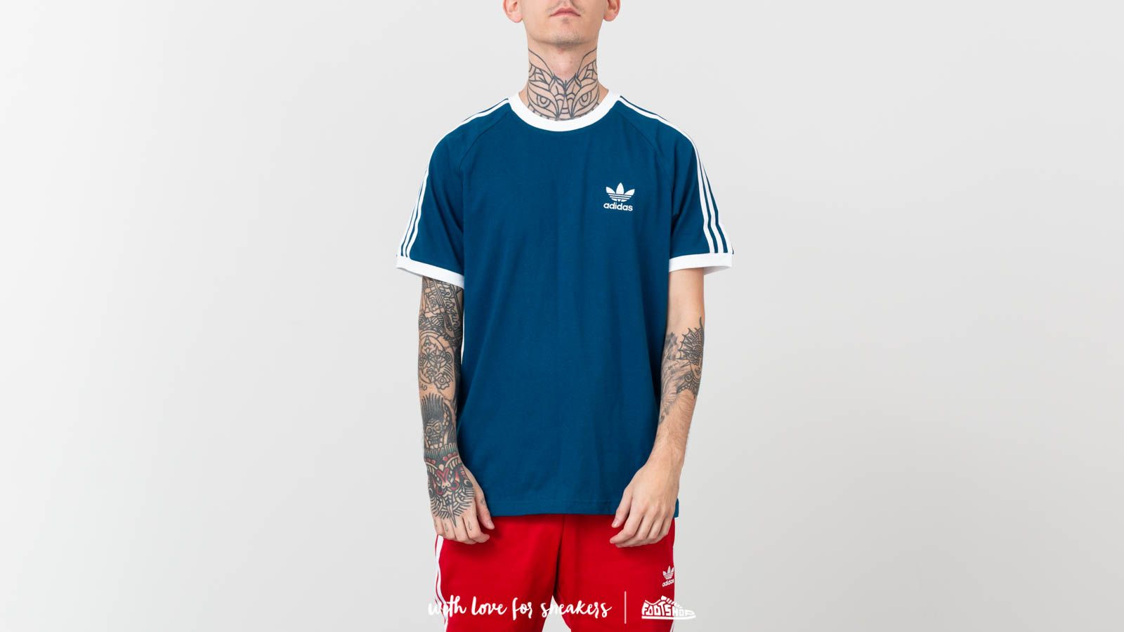 T-shirts adidas 3-Stripes Tee Legend Marine