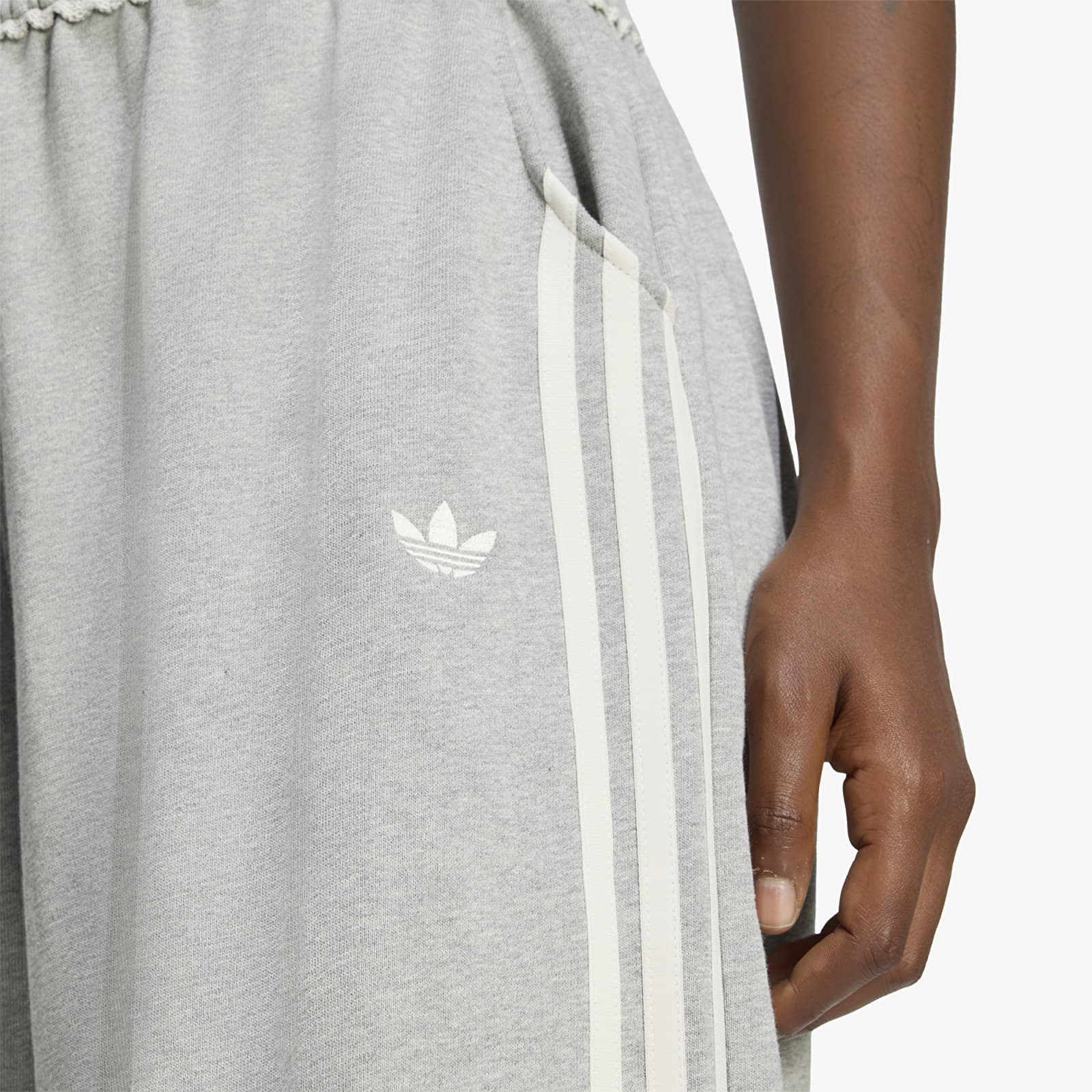 Calças de senhora adidas Graphic Loose Sweat Medium Grey Heather