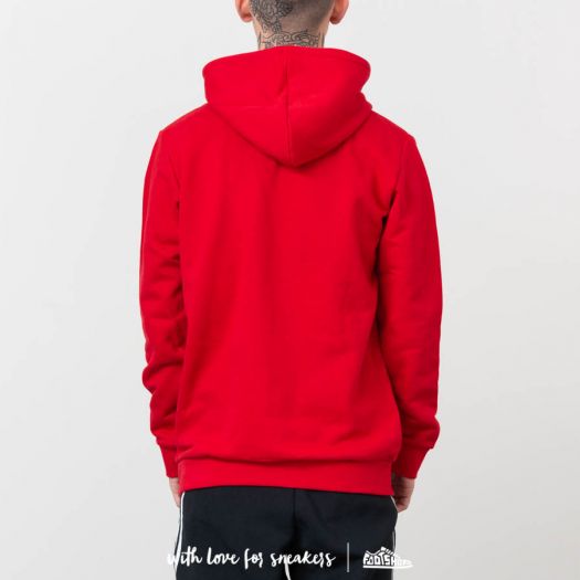 Red trefoil hoodie 2025