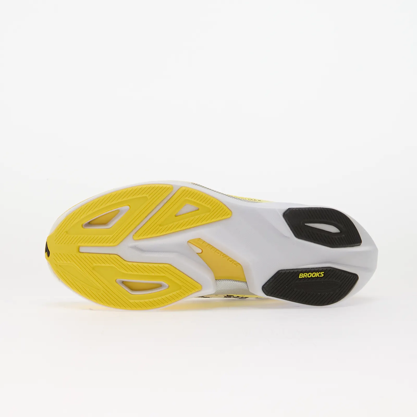 Women's shoes Brooks Hyperion Max 4 W White/ Cyber Yellow/ Black