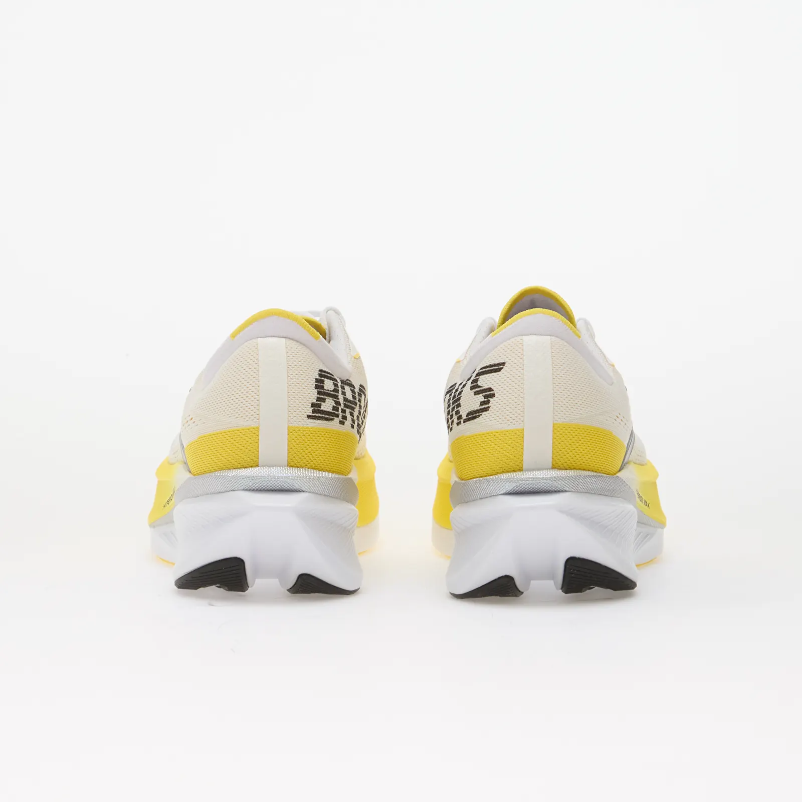 Women's shoes Brooks Hyperion Max 4 W White/ Cyber Yellow/ Black