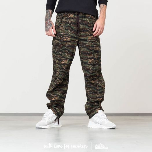 Carhartt wip tiger camo pants sales