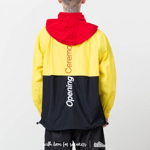 Jackets Opening Ceremony Crinkle Nylon Storm Jacket Lemon Tart Multi Footshop