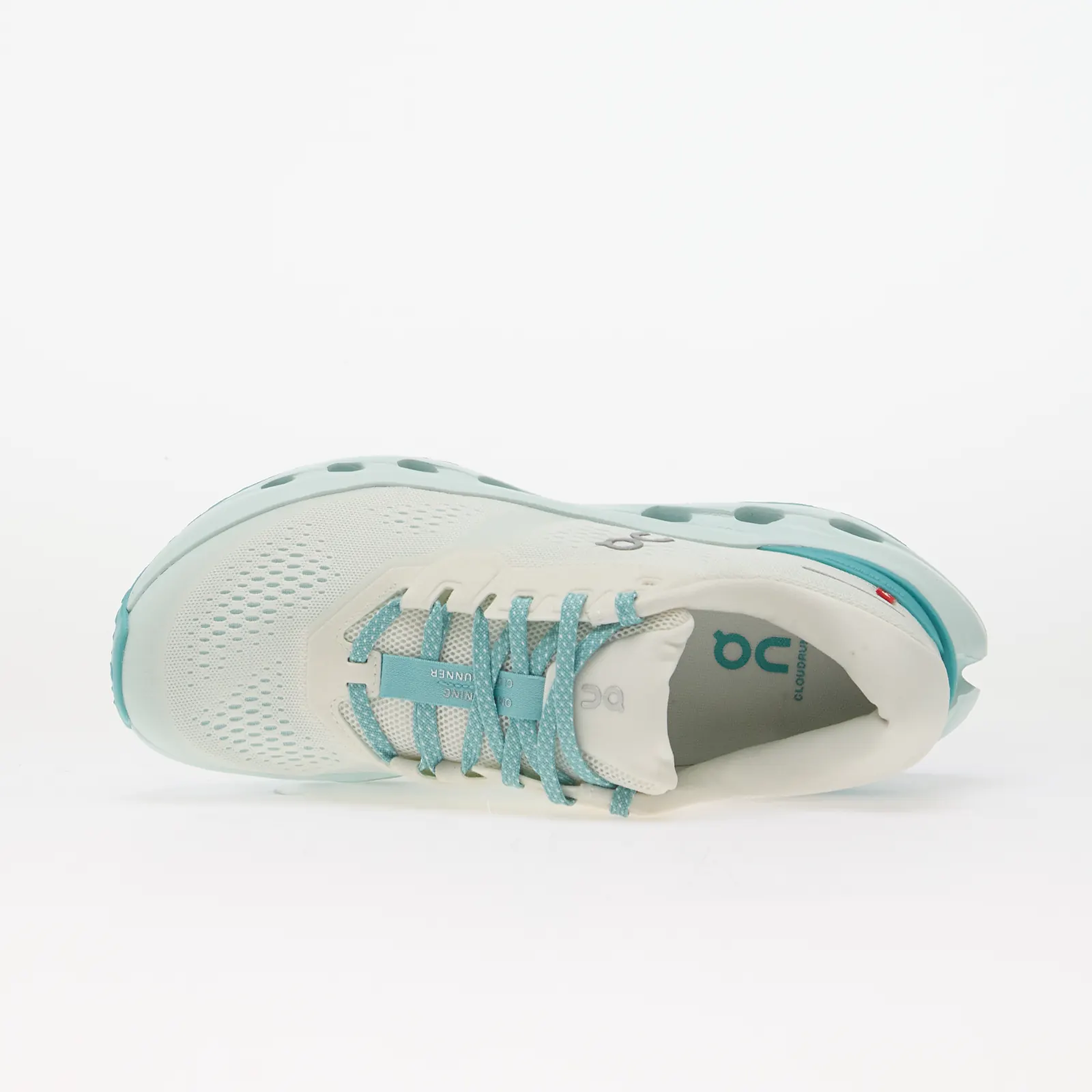 Moteriški sportbačiai On W Cloudrunner 3 Ivory/ Aquamarine