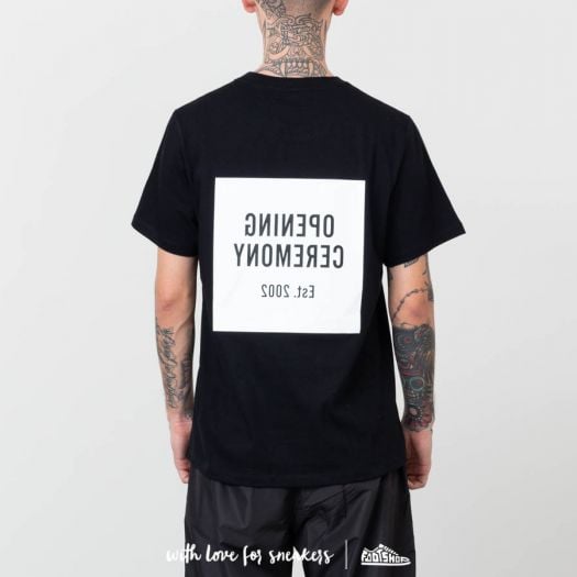 T-Shirts and shirts Opening Ceremony OC Box Logo Tee Black | Footshop