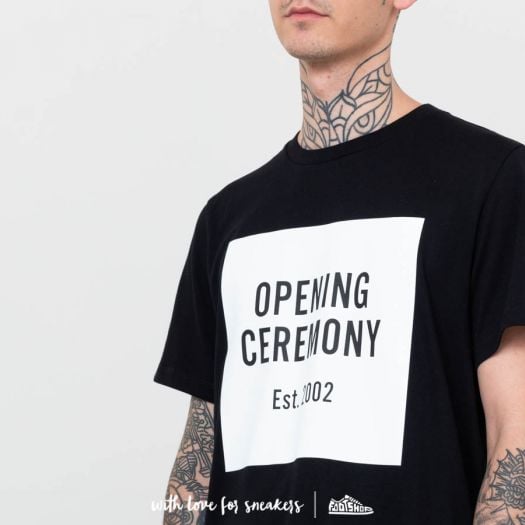 T-Shirts and shirts Opening Ceremony OC Box Logo Tee Black | Footshop