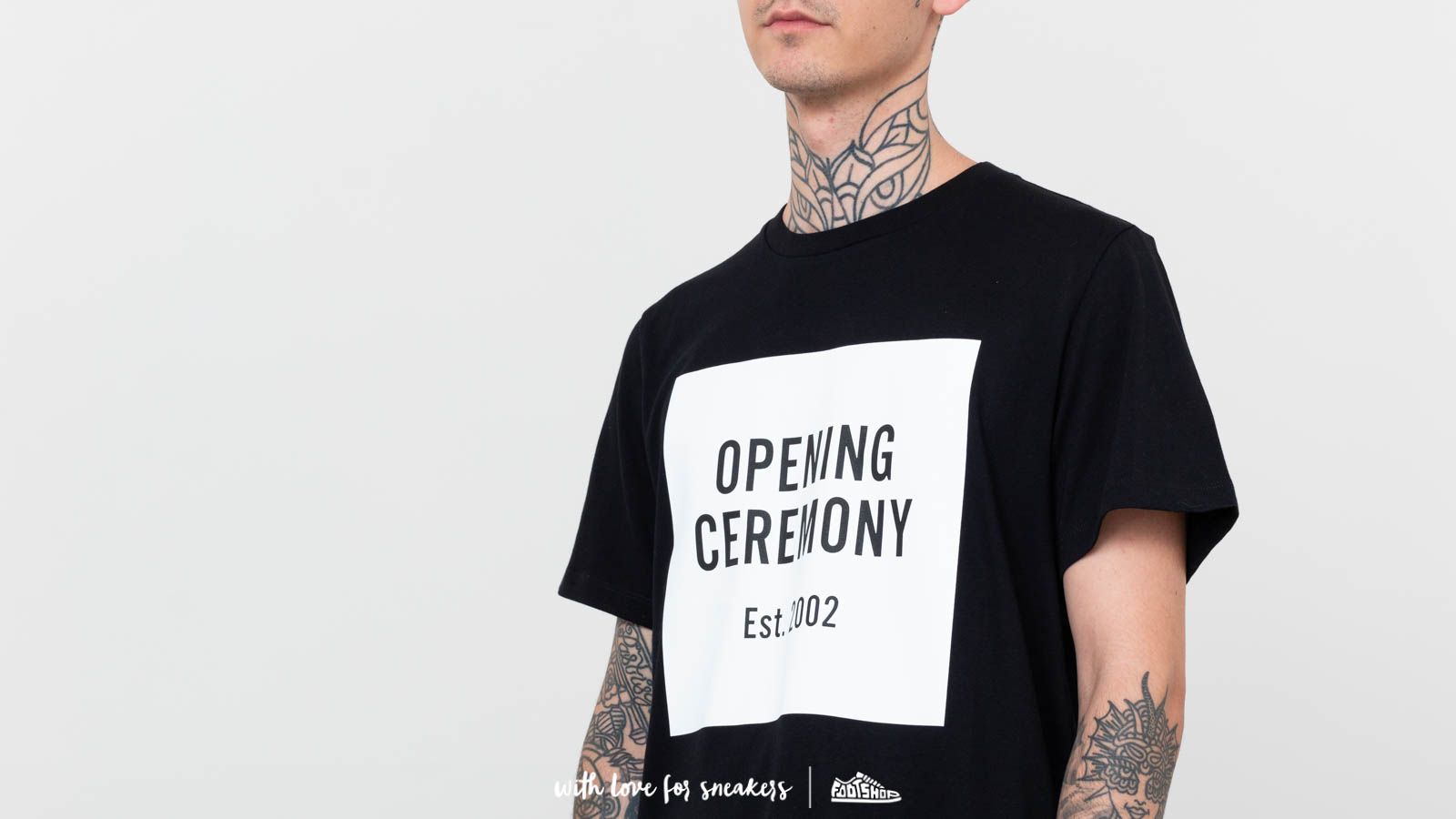 T-Shirts and shirts Opening Ceremony OC Box Logo Tee Black | Footshop