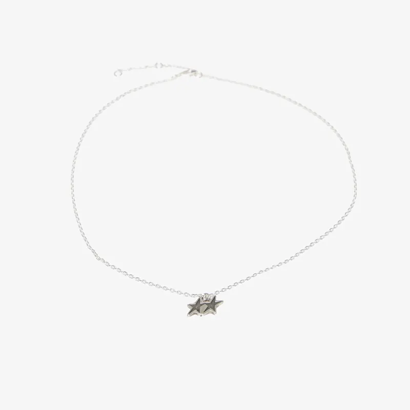Kaulakoru TwoJeys Tilted Necklace Silver