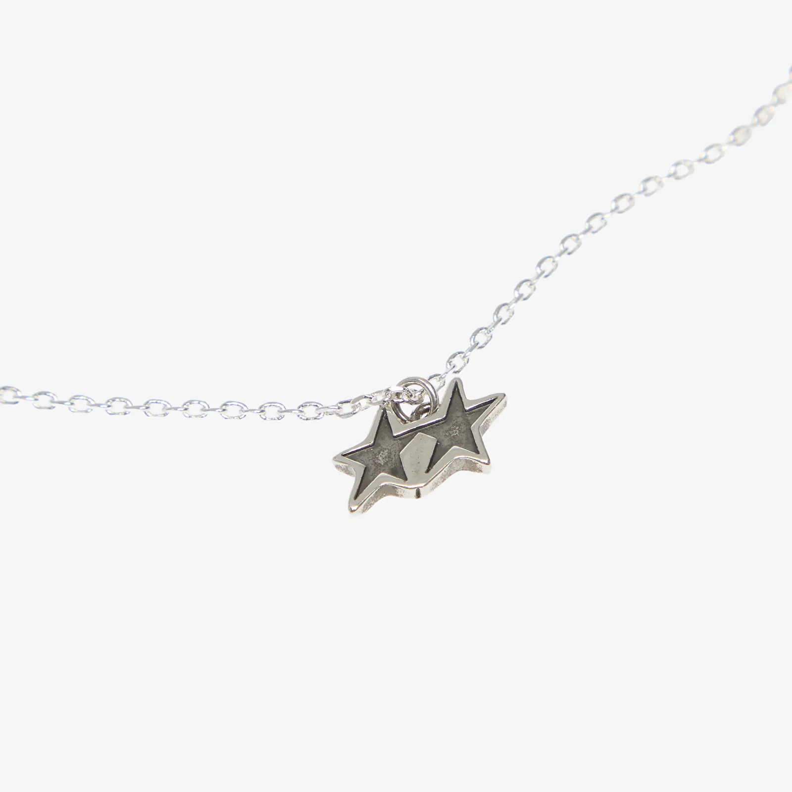 Kaulakorut TwoJeys Tilted Necklace Silver