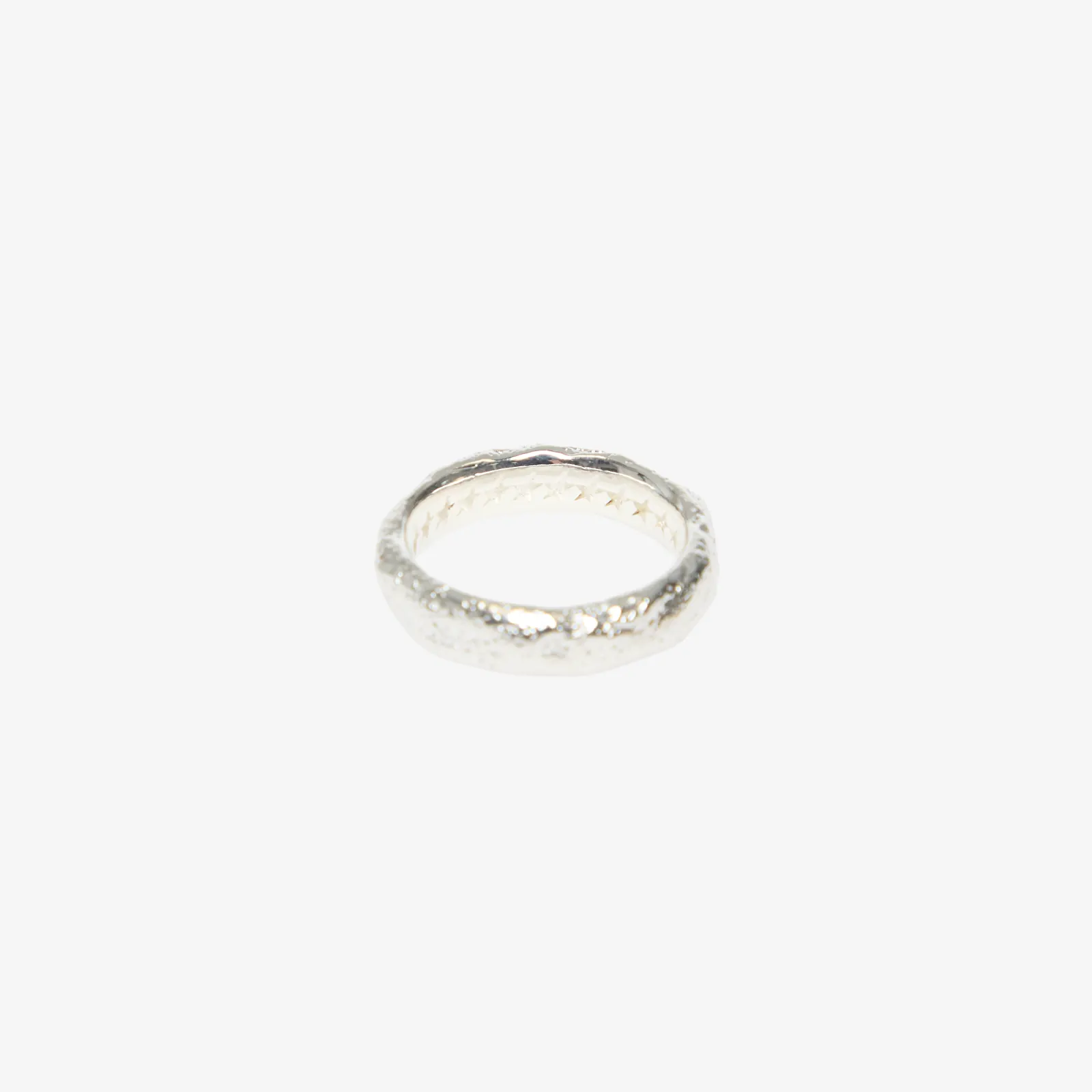 Rings TwoJeys Organic Ring M Plated Silver