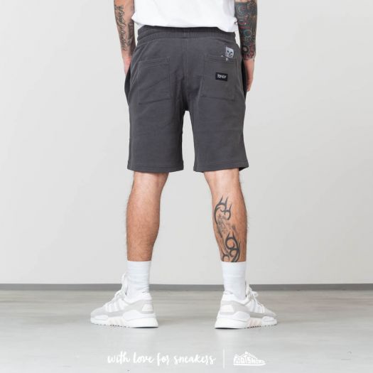 Shorts RIPNDIP Peek A Nerm Over Dye Sweat Shorts Black Footshop
