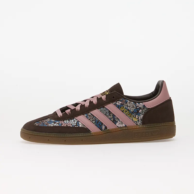 adidas x Liberty London Handball Spezial Aurora Coffee/ Magic Mauve/ Gum5