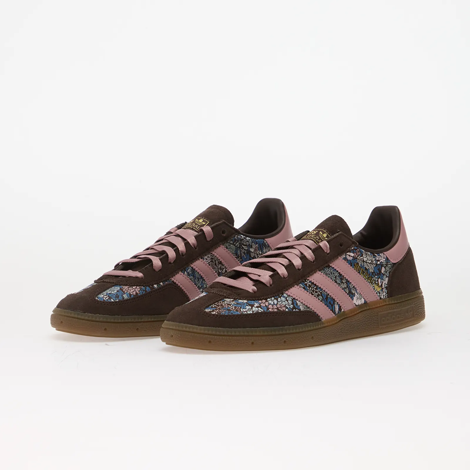 Scarpe donna adidas x Liberty London Handball Spezial Aurora Coffee/ Magic Mauve/ Gum5
